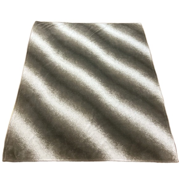 Mon Chateau Luxury Collection Ombre Textured Throw Blanket 60x72 in. Tan Brown - Picture 1 of 11